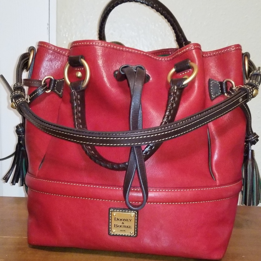 Florentine Leather Buckley Red - Reserved